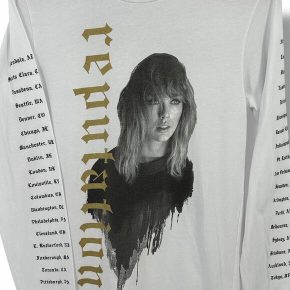 Taylor Swift Reputation Statium Tour Long Sleeve T Shirt Size Small Mens Womens - Picture 2 of 7